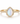 Opal Pear Shape Ring with Diamond