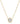 Floating Bezel Set Round Diamond Necklace