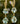 Geometric Shaped Mirror Cut Aquamarine Two Stone Joyce Earrings