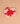 Handcrafted Beaded Pouch-Holiday Gift Bow Red