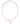 classic gemstone 3mm bracelet - signature cross gold charm