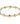 Honesty Gold Sincerity Pattern 6mm bead