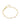 Haven Gold Delicate Chain Bracelet in Pink Enamel