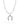 Groovy XL Duamond Horseshoe Hinged Charm Silver