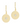 Diamond Disc Earrings