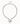 Necklace with thick chain and heart detail