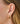 Prong Set Diamond Baguette Hoop Earring