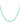 Delicate Turquoise Beaded Chain 18"