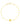 Flower Classic Gigi Mimosa diamond bracelet, Yellow Gold, 6.7"