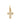 Cross diamond Pendant, Yellow Gold