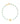 Lucky Clover Classic Gigi Emerald diamond Bracelet, Yellow Gold, 6.7"