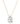 14KT GOLD PETITE TEARDROP DIAMOND SOLITAIRE NECKLACE