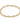 Sincerity Pattern Gold Bead Bracelet