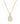 Daphne Crystal Frame Short Pendent Necklace