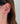 Ruby Baquette Stud Earring